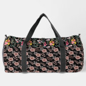 Elegante Bloem Waterverf aanpassen Plunjezak (Achterkant)