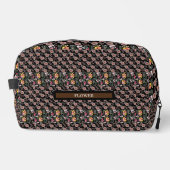 Elegante Bloem Waterverf aanpassen Toilettasje (Voorkant)