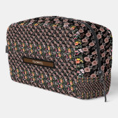 Elegante Bloem Waterverf aanpassen Toilettasje (Rechterhoek)