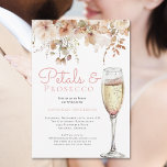 Elegante bloemblaadjes en Prosecco Floral Vrijgeze Kaart<br><div class="desc">Elegante bloemblaadjes en Prosecco Floral Bridal Shower Uitnodiging Deze prachtige bruids douche uitnodiging zal alleen de perfecte touch van elegantie aan uw evenement toevoegen.</div>