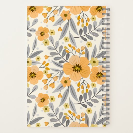 Elegante Bloemboek Club Lezen Gift Journal Notitieboek (Achterkant)