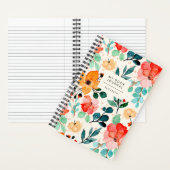 Elegante Bloemboek Liefhebber Reading Journal Notitieboek (Binnen)