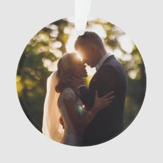 Elegante bloemboeket Jonggehuwden Huwelijksfoto Ornament