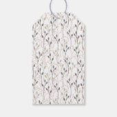 Elegante Bloemboog Verjaardagsfeest Pensionering Cadeaulabel (Achterkant)