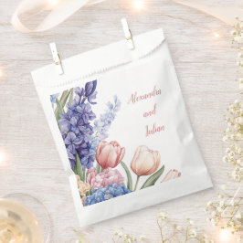 Elegante bloemcluster bedankzakje