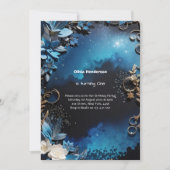 Elegante Bloemen 1e Verjaardag Uitnodiging (Voorkant)