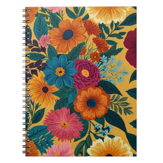Elegante Bloemen 2025 Notitieboek (Voorkant)
