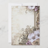 Elegante Bloemen 70ste Verjaardag Kaart (Achterkant)