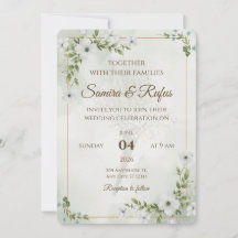 Elegante Bloemen - Aanpasbare Rustieke Boho