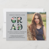  ELEGANTE BLOEMEN AFSTUDEREN AANKONDIGING (Voorkant)