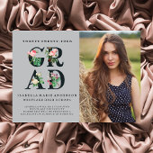 ELEGANTE BLOEMEN AFSTUDEREN AANKONDIGING