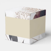 Elegante Bloemen  Bedankdoosjes (Achterkant)