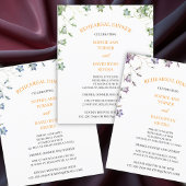 Elegante Bloemen Bellflower Budget repetitie diner Flyer