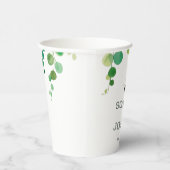 Elegante bloemen Bijen houden van natuurlijke brui Papieren Bekers (Rechts)