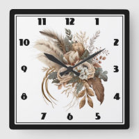 Elegante bloemen, bladeren en veren