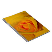 Elegante bloemen bloem Gele Roos Notitieboek (Rechterzijde)