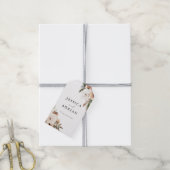 Elegante Bloemen Boho bruiloft Cadeaulabel (Met Touw)