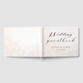 Elegante Bloemen Boho bruiloft Gastenboek (Volledig)