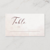 Elegante Bloemen Boho bruiloft Plaatskaartje (Voorkant)