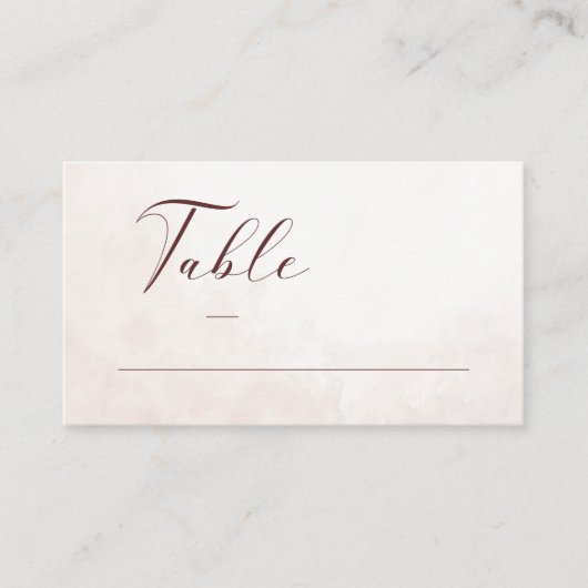 Elegante Bloemen Boho bruiloft Plaatskaartje (Voorkant)