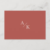 Elegante Bloemen Boho bruiloft receptie Informatiekaartje (Achterkant)