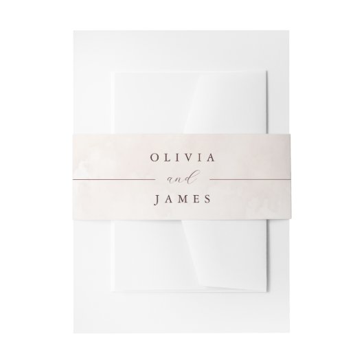 Elegante Bloemen Boho bruiloft Uitnodigingen Wikkel (Voorkant Voorbeeld)