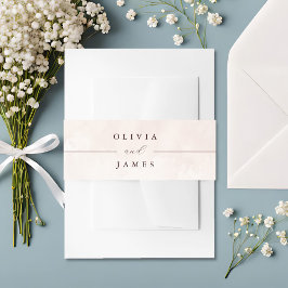 Elegante Bloemen Boho bruiloft Uitnodigingen Wikkel