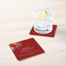 Elegante Bloemen Botanische Kerstfeest Vakantie