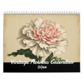 Elegante  Bloemen Botanische Natuur Kalender (Hoes)