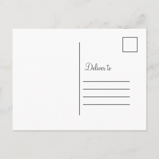 Elegante Bloemen Botanische Rozen Bruiloft Dank u Briefkaart (Achterkant)