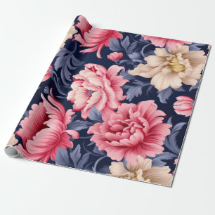 Elegante bloemen cadeaupapier