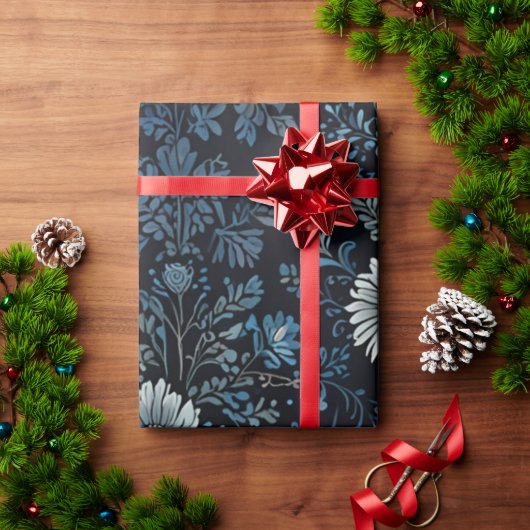 Elegante Bloemen Cadeaupapier (Feestdagen Geschenken)