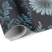 Elegante Bloemen Cadeaupapier (Rol Hoek)
