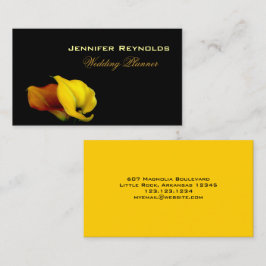 Elegante Bloemen Calla Lily Visitekaartje