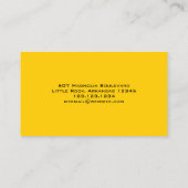 Elegante Bloemen Calla Lily Visitekaartje (Achterkant)