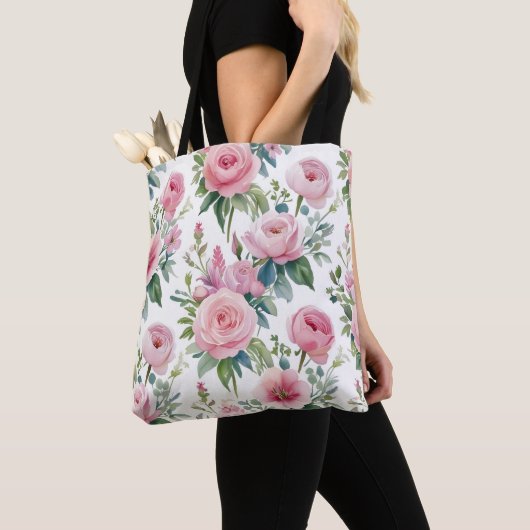 👜 Elegante Bloemen Canvas tas – Stijlvol & Veelzi (Dichtbij)