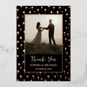 Elegante Bloemen Dank u kaart bewerkbare Sjabloon (Voorkant)