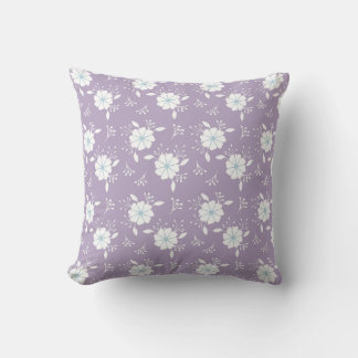 Elegante bloemen decoratief kussen