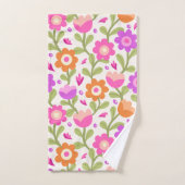 Elegante Bloemen Design – Mooi &  Bad Handdoek (Handdoek)