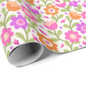 Elegante Bloemen Design – Mooi &  Cadeaupapier (Rol Hoek)