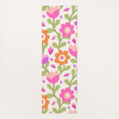 Elegante Bloemen Design – Mooi &  Yogamat (Achterkant)