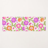 Elegante Bloemen Design – Mooi &  Yogamat (Voorkant (horizontaal))