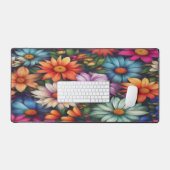 Elegante Bloemen - Desk Mat (Keyboard & Muis)
