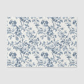 Elegante bloemen- en hondentoilet decoupage kunst tissuepapier (Voorkant)