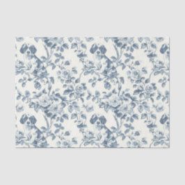 Elegante  bloemen- en hondentoilet decoupage kunst tissuepapier