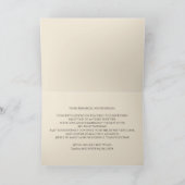 Elegante bloemen en Pareltjes 50ste bruiloft Jubil Kaart (Binnen)