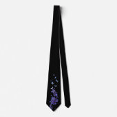 Elegante bloemen en vlinders stropdas (Voorkant)