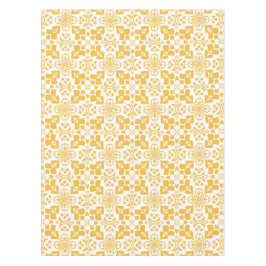 Elegante Bloemen Geel Patroon Chic Modern Pasen Tafelkleed