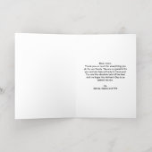 Elegante Bloemen Gelukkige Moederdag Folie Wenskaart (Binnenlaag)