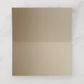 Elegante bloemen | Gouden tafel plaats kaarten Plaatskaartje (Binnenkant ongevouwen)